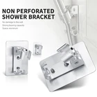 Регулируемая подставка для душевой лейки в ванную комнату, алюминиевый держатель для душа, настенные аксессуары для кухни, туалета