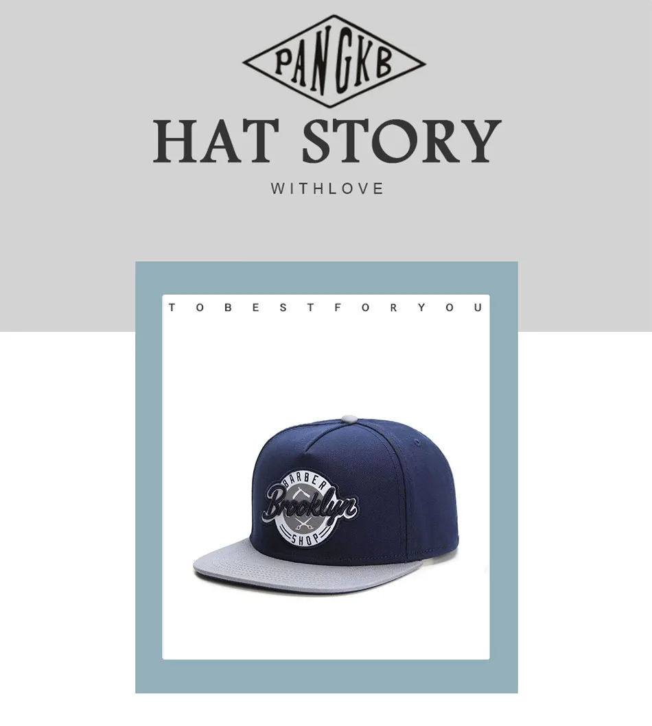 PANGKB брендовая Кепка с надписью «Brooklyn» темно-синяя хлопковая хип-хоп кепка snapback для мужчин и женщин взрослая Повседневная Солнцезащитная бейсбольная кепка Bone