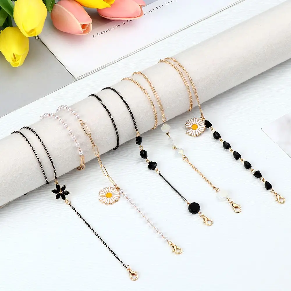 

Anti-Lost Eyeglasses Cord Holder Eyewear Neck Strap Glasses Chain Beaded Retainer Eyeglasses Cord Holder Sunglasses Lanyard New