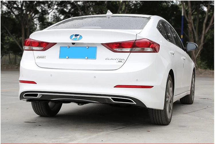 Задний спойлер для Elantra задний бампер из АБС пластика диффузор Hyundai после