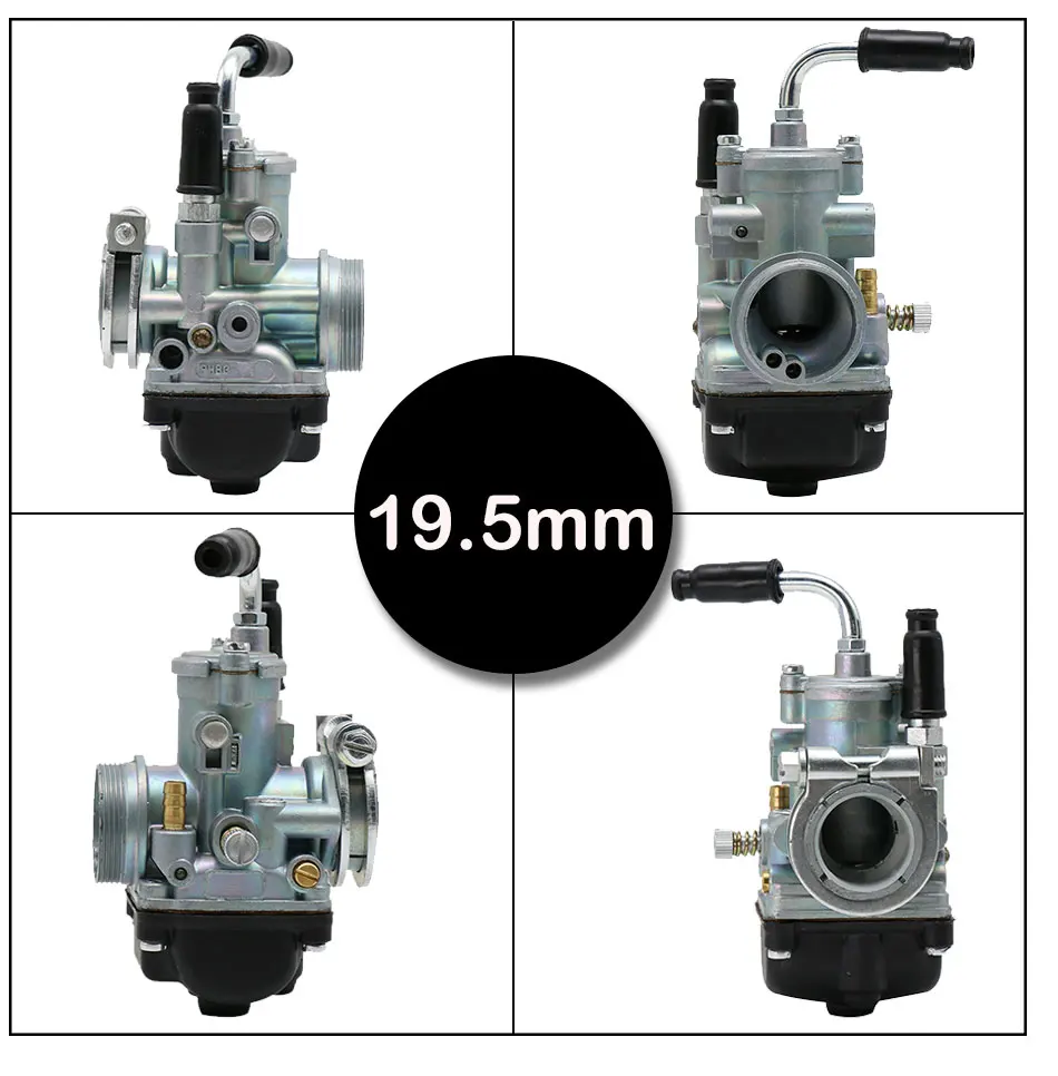 ZSDTRP 17 мм 19 мм 21 мм 2 т Dellorto PHBG DS черный карбюратор PHBG Carb DIO JOG 50cc 90cc RG50 BWS100 для Puch Yamaha Zuma