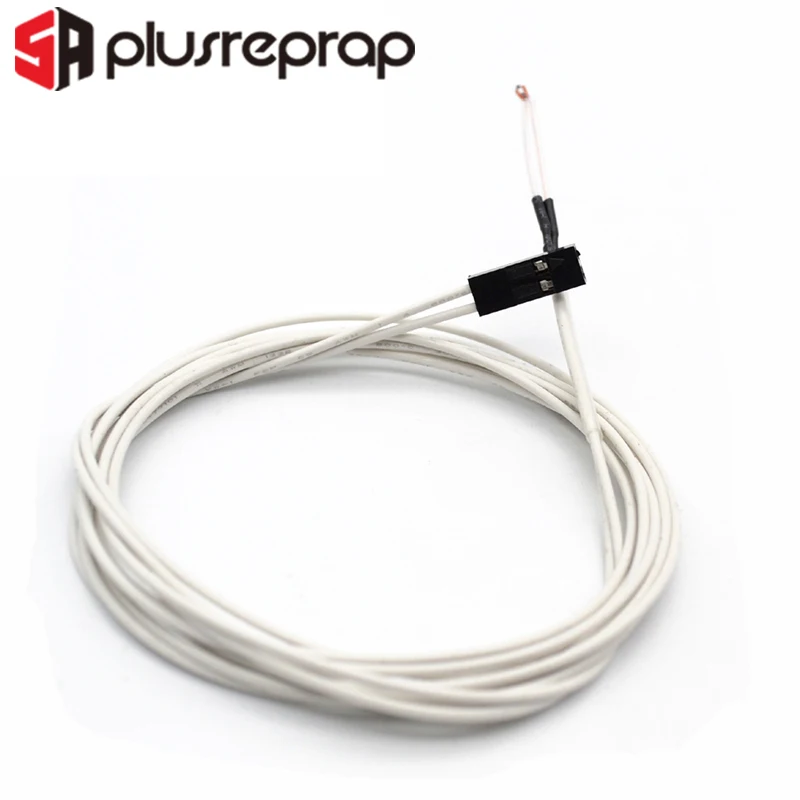 3950 датчики термисторов с белым линейным кабелем 1 м Dupont Head 100K ohm NTC Для печатающей