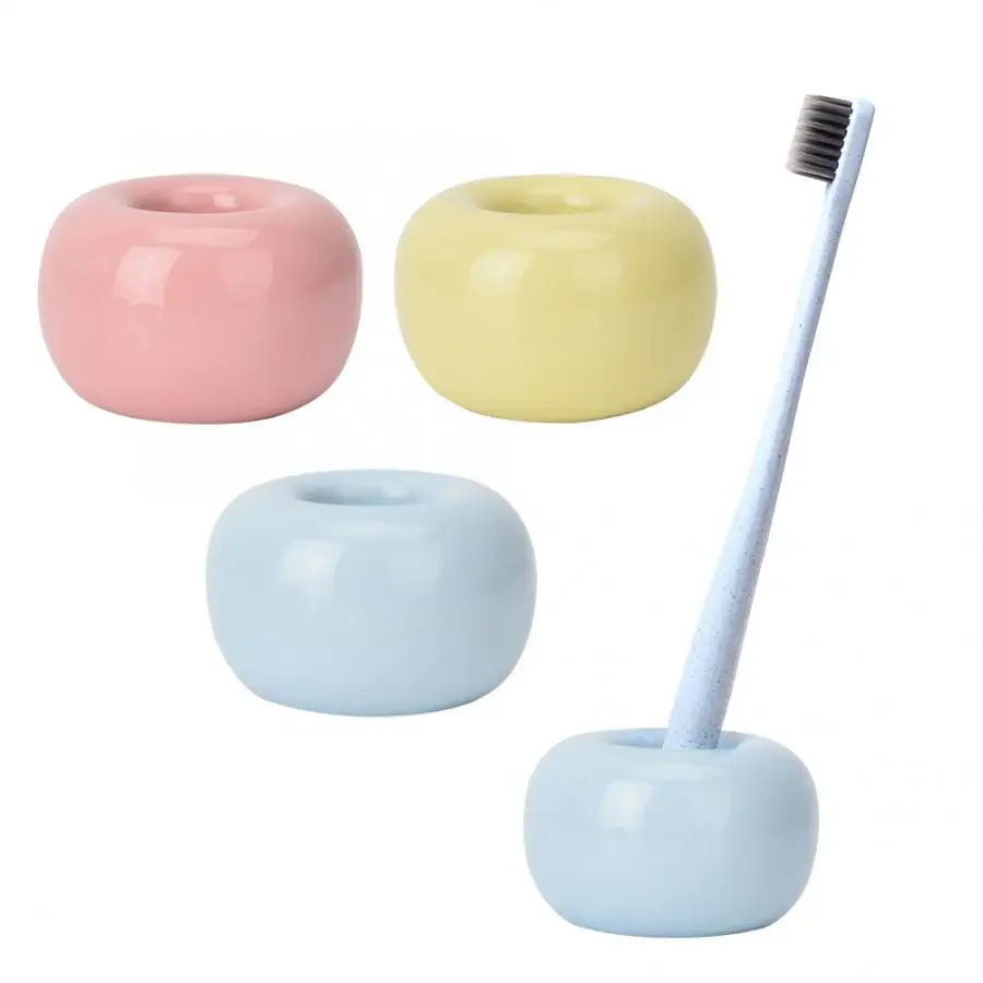 Чашка для зубных щеток пончик керамическая зубная щетка новый карамельный цвет