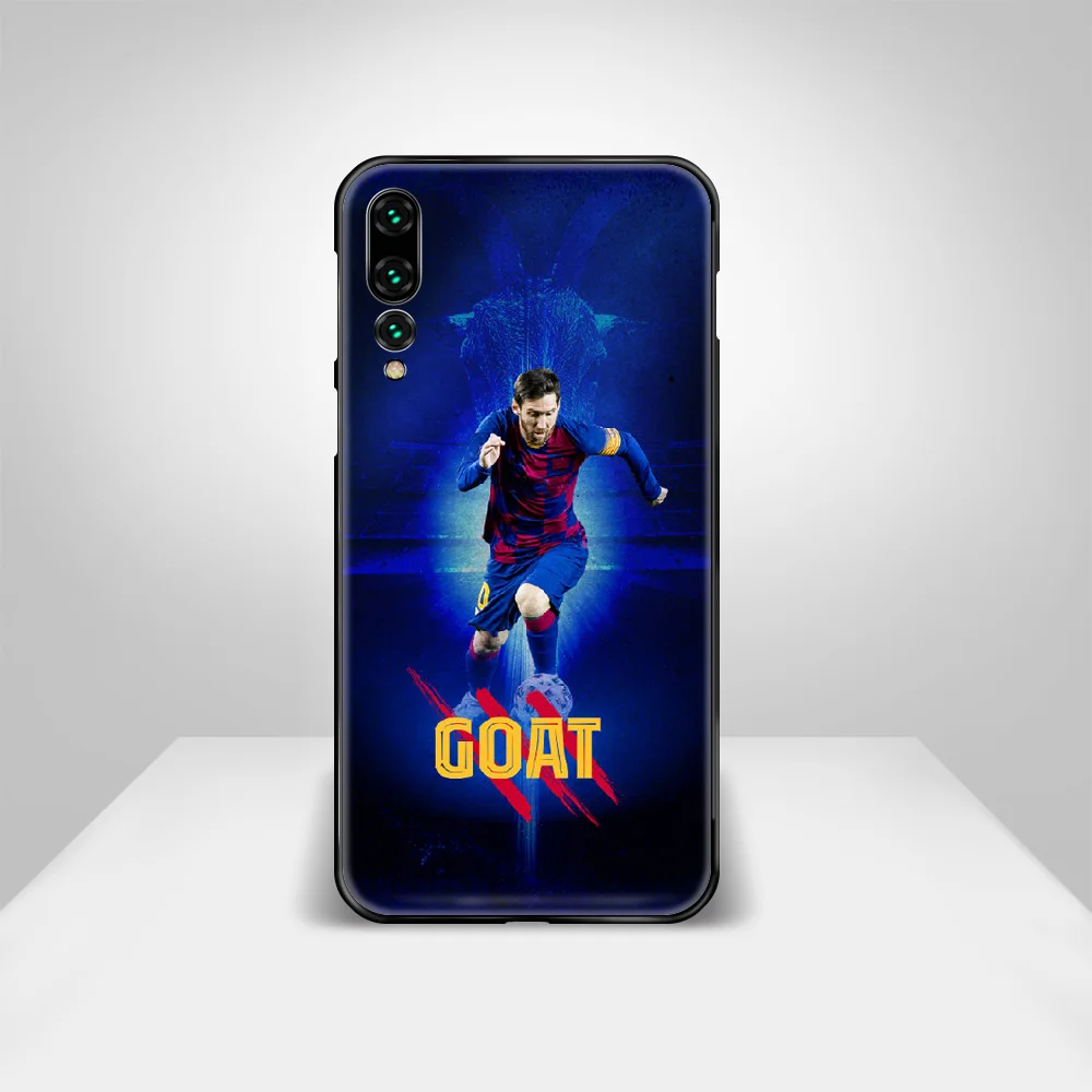 

Lionel Messi Phone Case Cover Hull For Huawei P8 P9 P10 P20 P30 P40 Lite Pro Plus smart Z 2019 black waterproof pretty cover