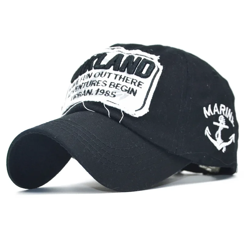 New Letter OAKLAND Embroidered Baseball Cap Ladies Wild Dad Hat Men's Casual Bone | Аксессуары для одежды