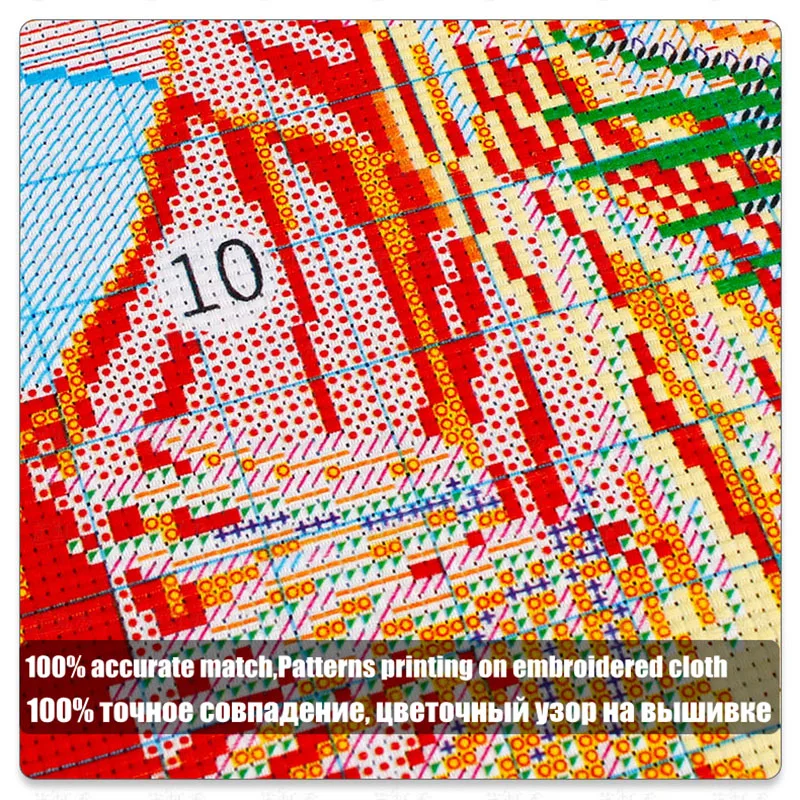 Рукоделие вышивка крестиком DMC для творчества полный набор вышивки Цветочная с