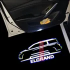 2 шт. для 2010-2021 ELGRAND E52 светодиодный автомобильный светильник прожектор привидение тенсветильник Свет Добро пожаловать свет люстра атмосферсветильник