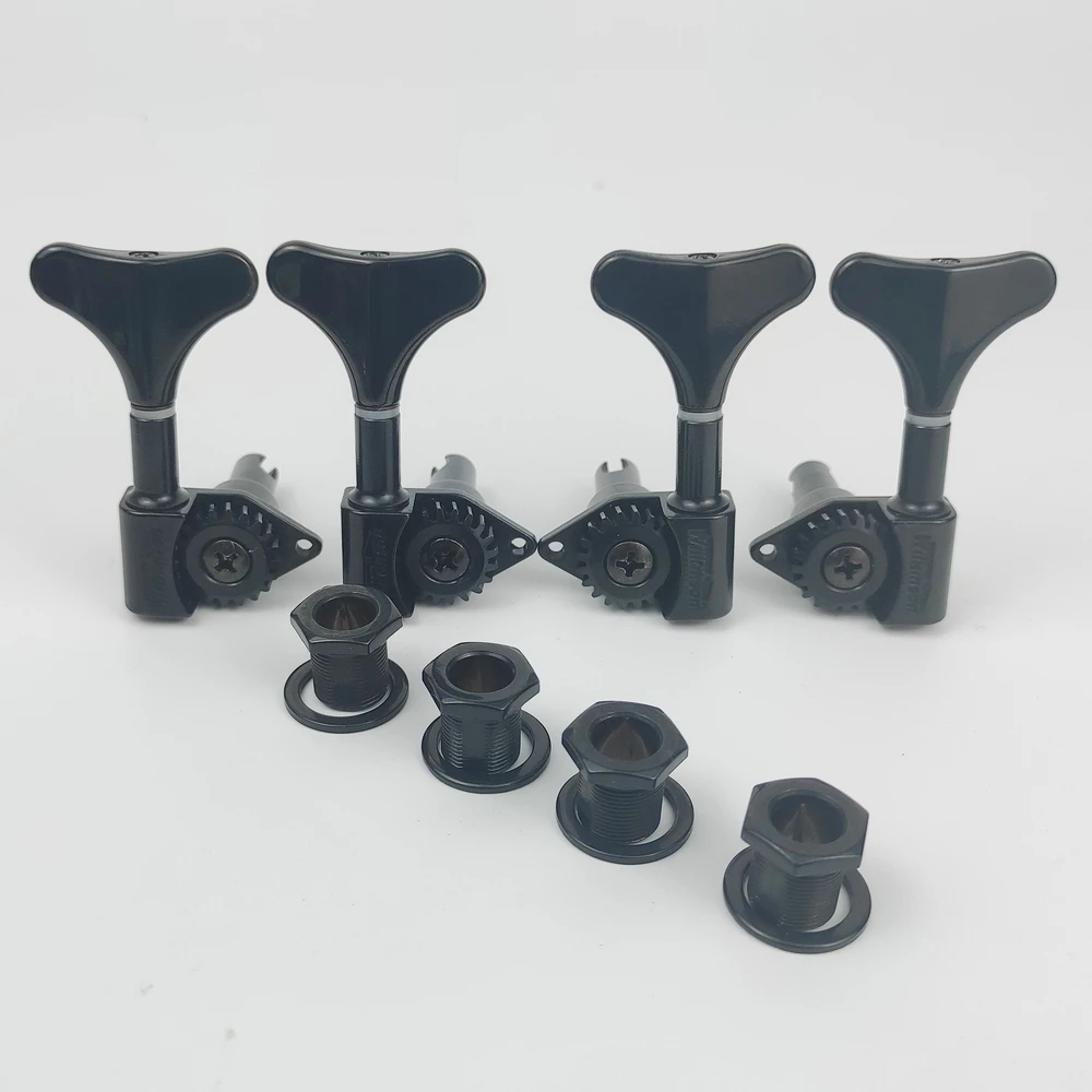 

Wilkinson Bass Machine Heads WJB-750 Set Diecast Treble Tuning Key Pegs Tuners Replacement for Electric Jazz Bass Precision BK