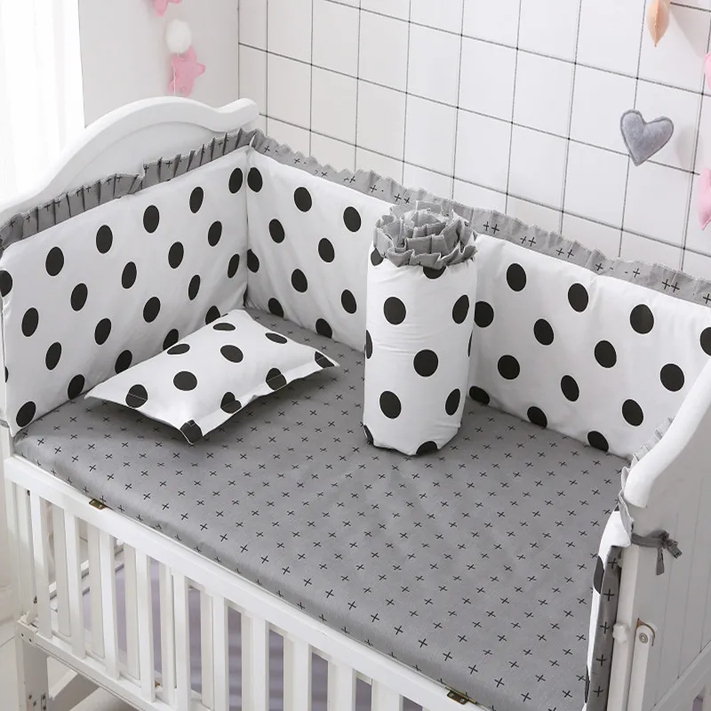 Набор постельных принадлежностей для новорожденных 100% хлопок мультяшная