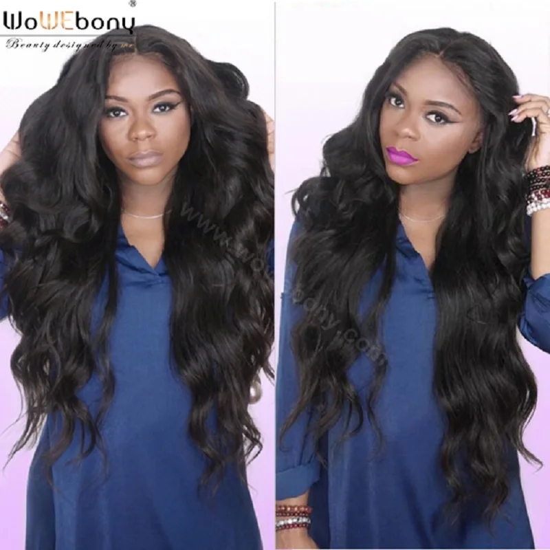 Объемная волна u часть парик человеческие волосы 4*2 парики шнурка бразильские 180