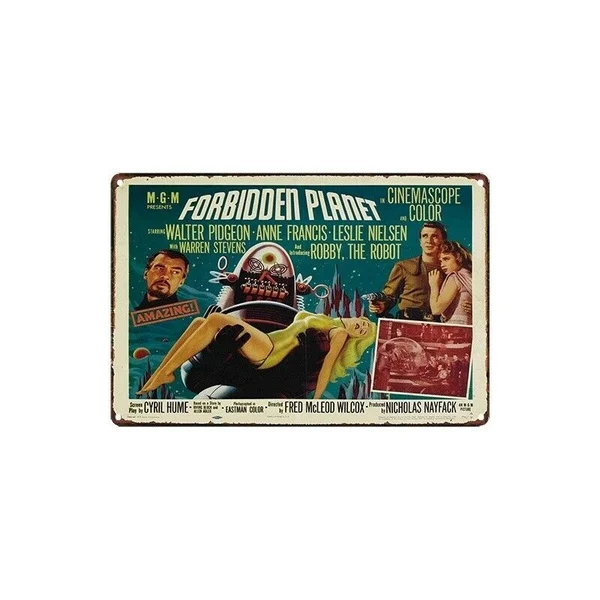 

Плакат Металлический оловянный в ретро стиле для кафе