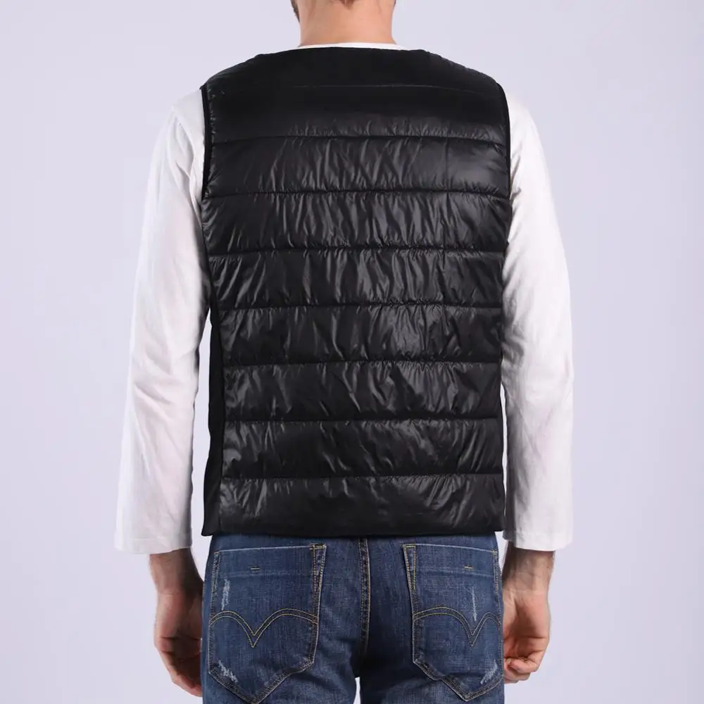 Модный зимний нагревательный жилет моющийся с Usb зарядкой и подогревом уличный