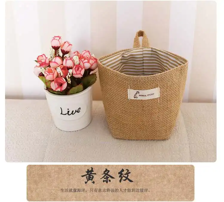 

Хлопковая подвесная сумка для хранения