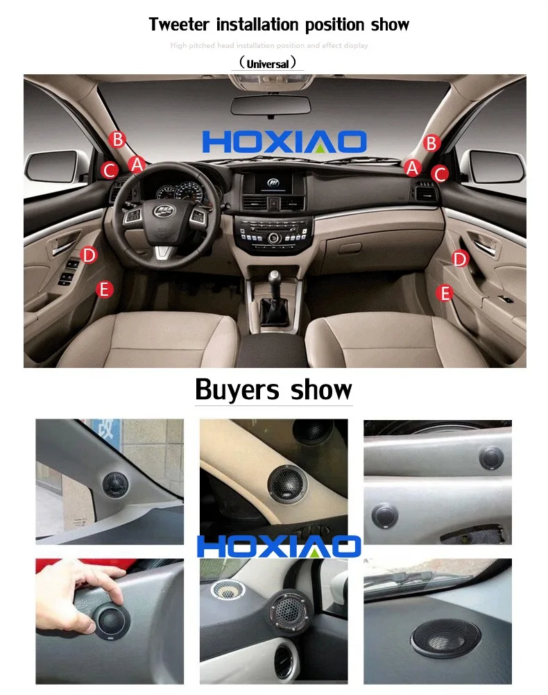 200W Супер Динамик Мощность громкий купольный твитер Рог для автомобиля