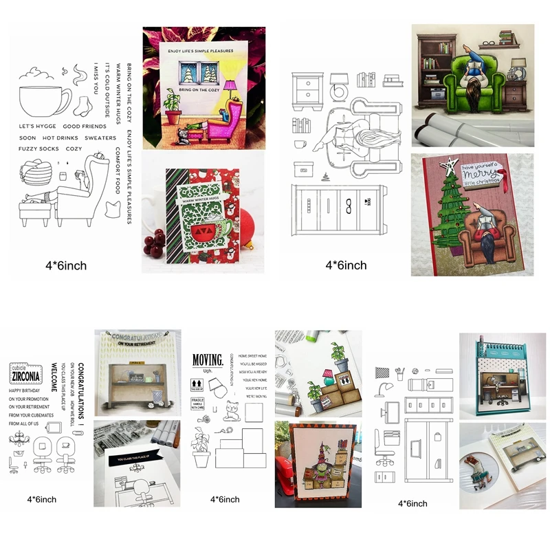 Мебельная коробка для девочек офисные принадлежности чашка дивана прозрачные