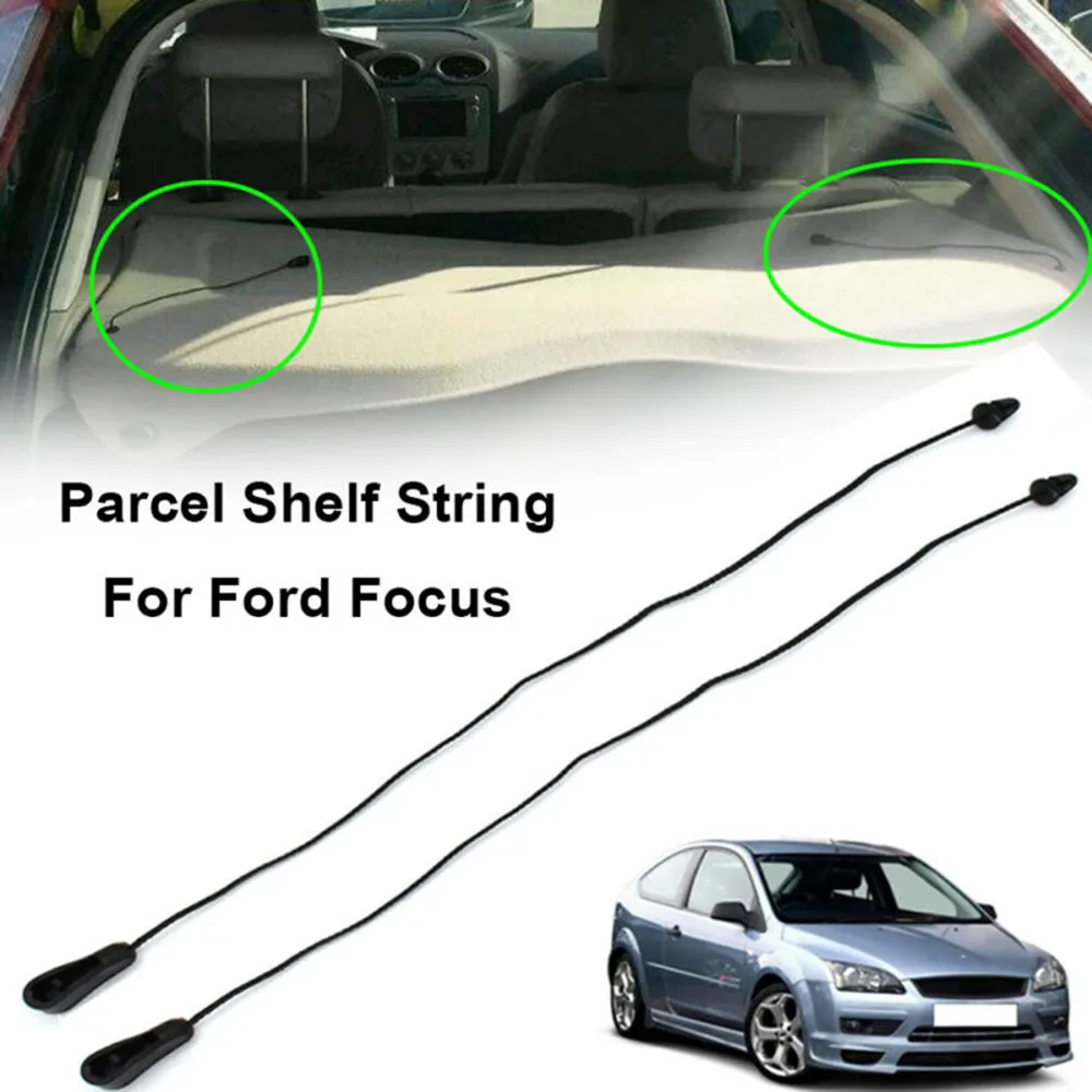 

2X For FORD FOCUS 2 Hatch MK2 2004-2011 REAR TRUNK Parcel Shelf Tray Load Inner Tonneau Cover Lift String Strap Clips