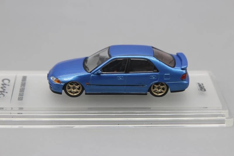 1:64 HONDA CIVIC FERIO SIR EG9 синяя металлическая Игрушечная модель автомобилей из сплава