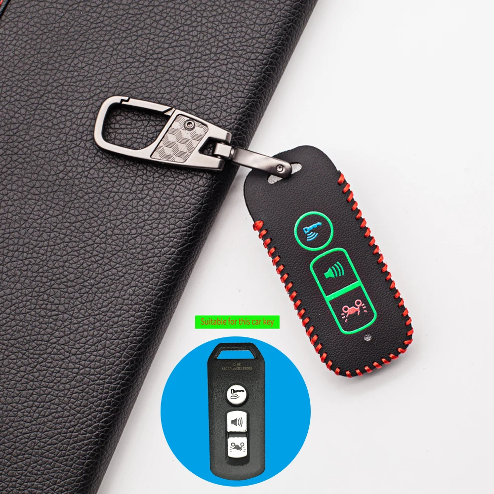 Модный стильный светящийся кожаный чехол для ключей Honda PCX 125 150 SH125 SH300 2016 - 2020 Super Cub