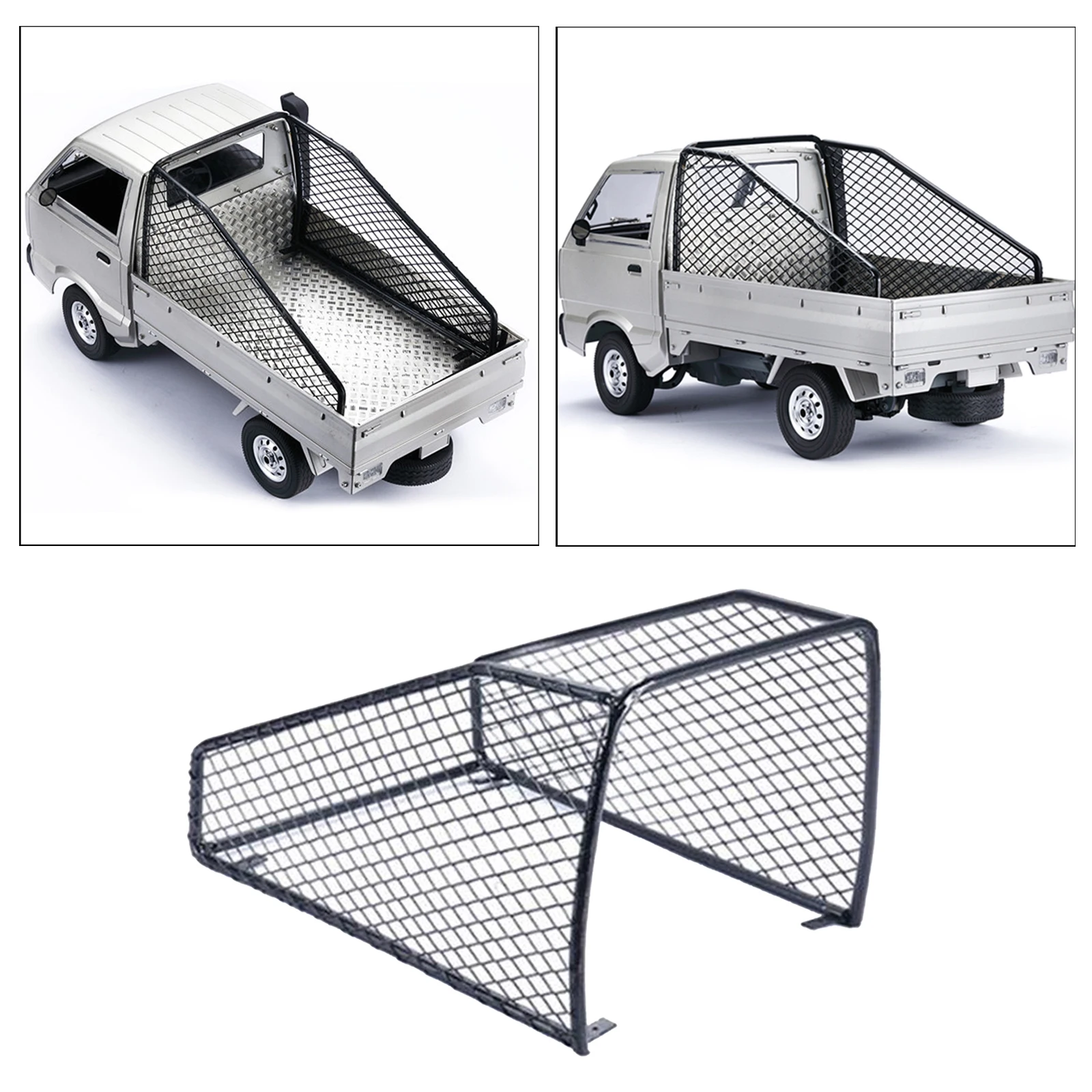 

Задняя клетка для ведра с дистанционным управлением, подходит для WPL D12, аксессуары для багажника автомобиля с дистанционным управлением