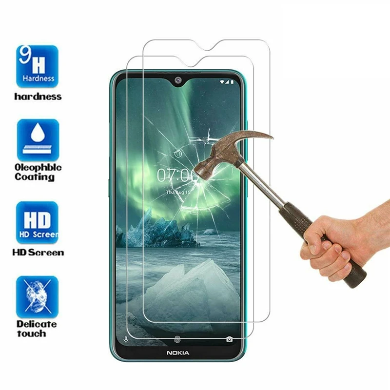 2pcs for nokia 7 2 glass for nokia 7 2 tempered glass hardness protective film screen protector for nokia 7 2 6 2 glass 6 3 inch free global shipping