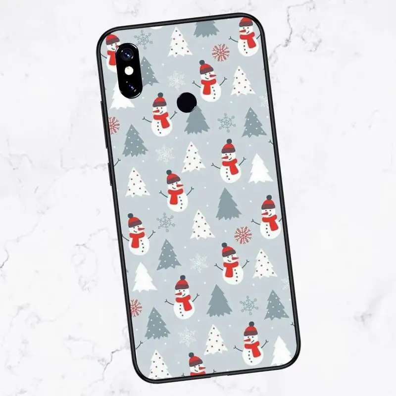 

Father Christmas Painted Phone Case For Xiaomi Redmi 7 8 9t a3Pro 9se k20 mi8 max3 lite 9 note 9s 10 pro