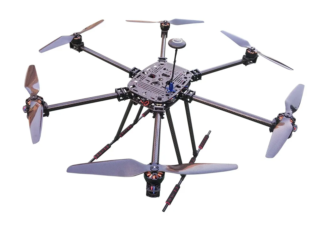 ZD850 Полностью углеродное волокно ZD 850 шестироторная рама складной рычаг комплект
