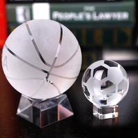 c1 crystal globe basketball football furniture decoration crystal ball sphere christmas birthday gifts for kids