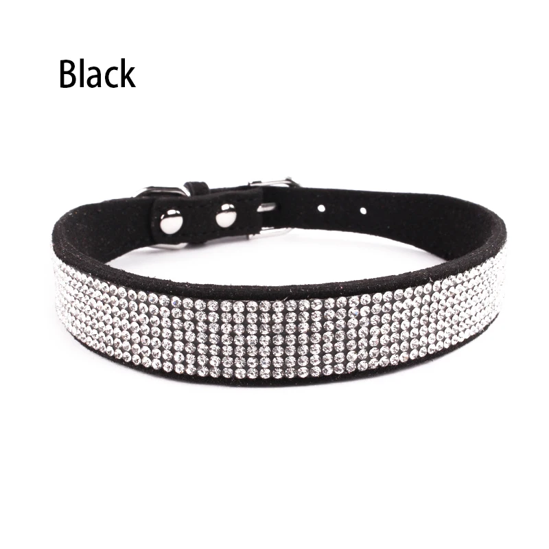 

Bling Crystal Dog Collar Diamond Puppy Pet Shiny Full Rhinestone Necklace Collar Collars for Pet Little Dogs Supplies XS/S/M