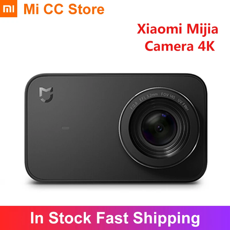 Смарт Камера Xiaomi Mijia 4K 30 кадров/с сенсорный экран 2 4 дюйма аккумулятор 1450