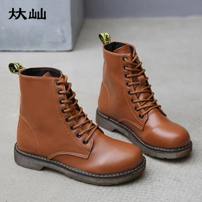 Bishen/зимние ботинки женская зимняя теплая Высокая обувь женские ботильоны martin на