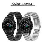 Металлический ремешок для Samsung Galaxy watch 4 40 мм 44 мм, браслет из нержавеющей стали для Samsung Galaxy watch 4 Classic 46 мм 42 мм