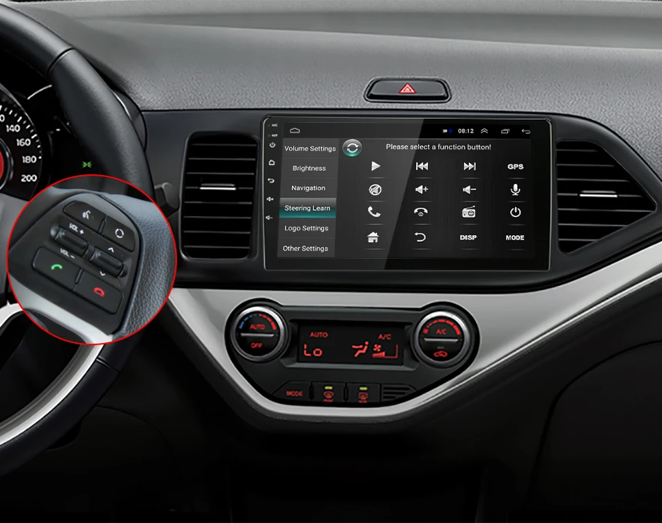 2G ram 32G rom 9 дюймов Android 8,1 автомобильный dvd-плеер 4G NET для KIA Morning Picanto 2011- Мультимедиа Gps навигация RDS DSP