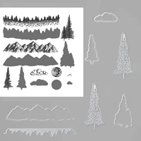 tree metal cutting dies and stamps stencils for diy scrapbookingphoto album decor embossing paper cards