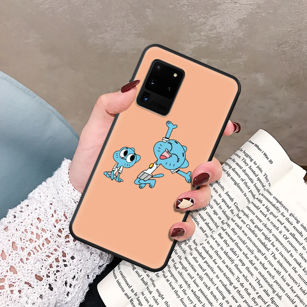 

The Amazing World Gumbal Phone Case For Samsung Galaxy Note S 8 9 10 20 Plus E Lite Uitra black Back Tpu Coque Silicone Prime