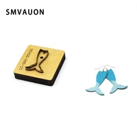 whale earrings japan steel die cut steel punch cutting mold wood dies for leather blade rule cutter for diy leather crafts