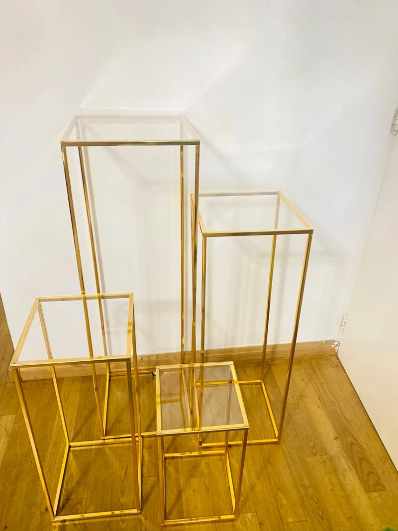 5 шт. железный круг арка цветок Plinth столб торт стенд воздушные шары поделки