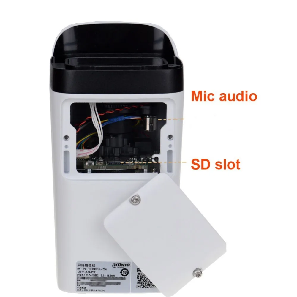 Dahua 6MP ip камера IPC HFW4631H ZSA обновленная версия HFW4431R Z со встроенным микрофоном слот