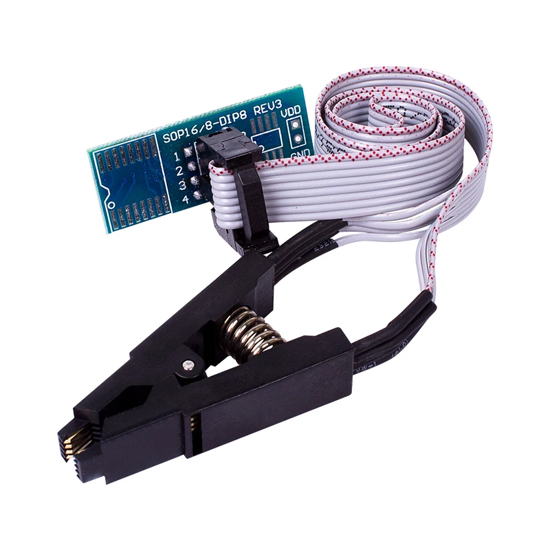 SOIC8 SOP8 DIP8 Формат Флэш-Памяти зажим для проверки ИС розетка адаптер BIOS 24 25 93 USB