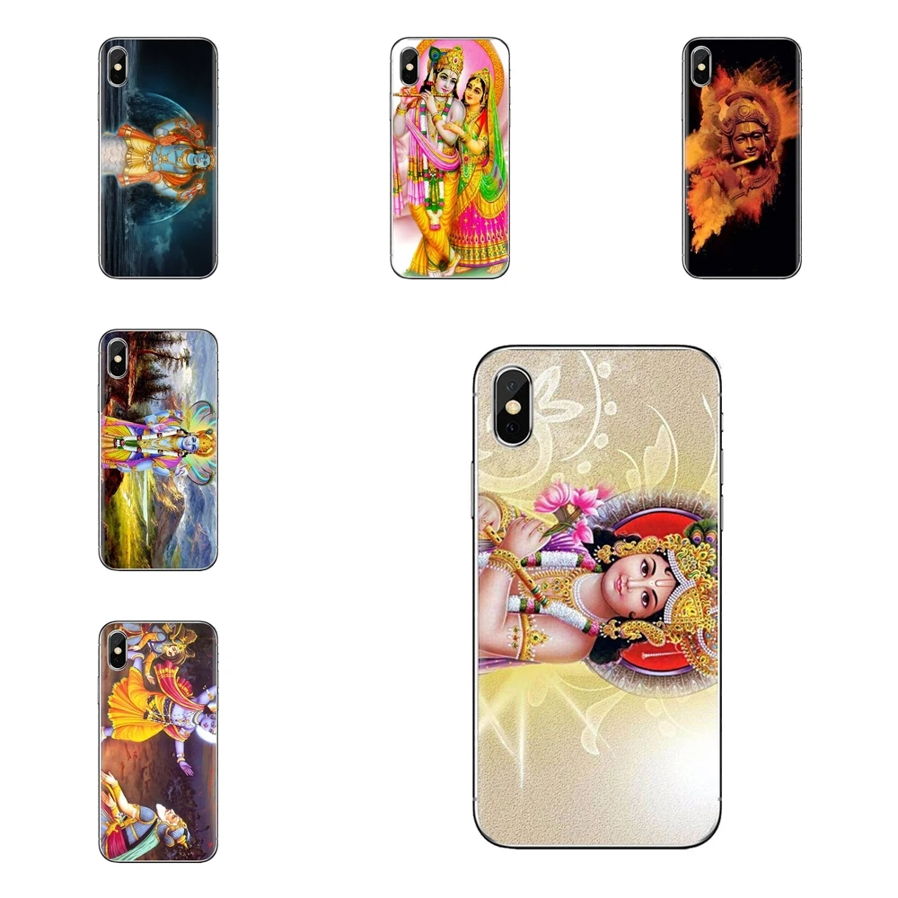 Винтаж Кришна Аватар индуистский Бог для iPhone XS Max XR X 4 4S 5 5S 5C SE 6 6S 7 8 плюс samsung Galaxy J1 J3