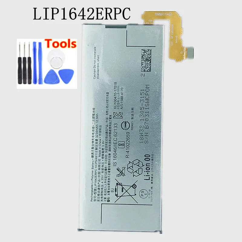 New 3230mAh LIP1642ERPC Replacement Battery For SONY Sony Xperia XZ Premium G8142 XZP G8142 G8141 Genuine Bateria + Free Tools