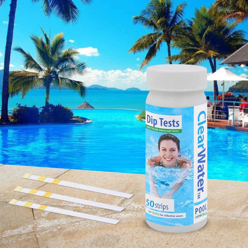 

3in1 Test Strips Chlorine Chloramine PH Alkalinity Hardness Pool Spa Hot Tub