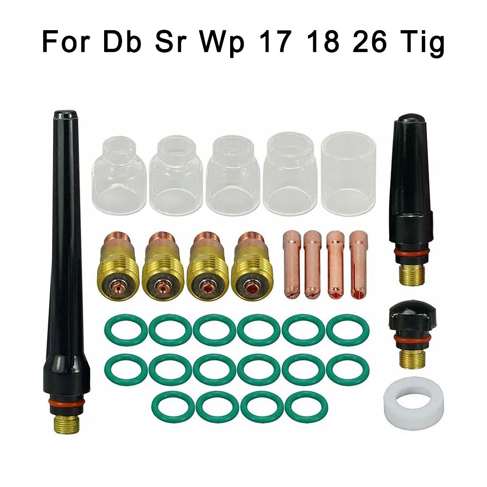 

100% Brand New Pyrex Cup Kit Collet Body For Db Sr Wp 17 18 26 Tig Torch