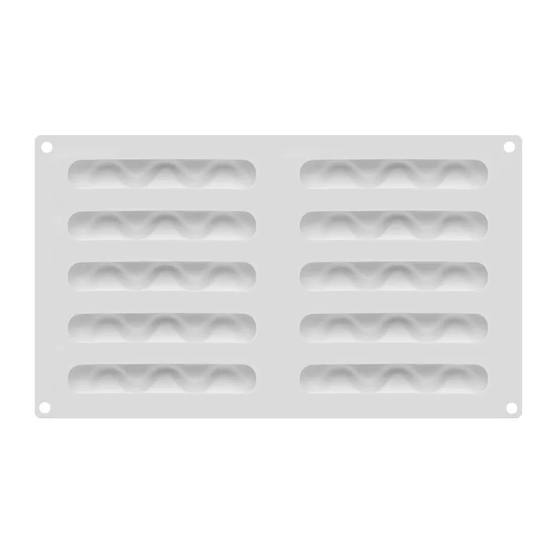 Yiwumart 8 Holes Wave Oval Curved Molds Silicone Mold Cake Decorating Tools For Baking Dessert Mould Mousse Chocolate Pan | Дом и сад