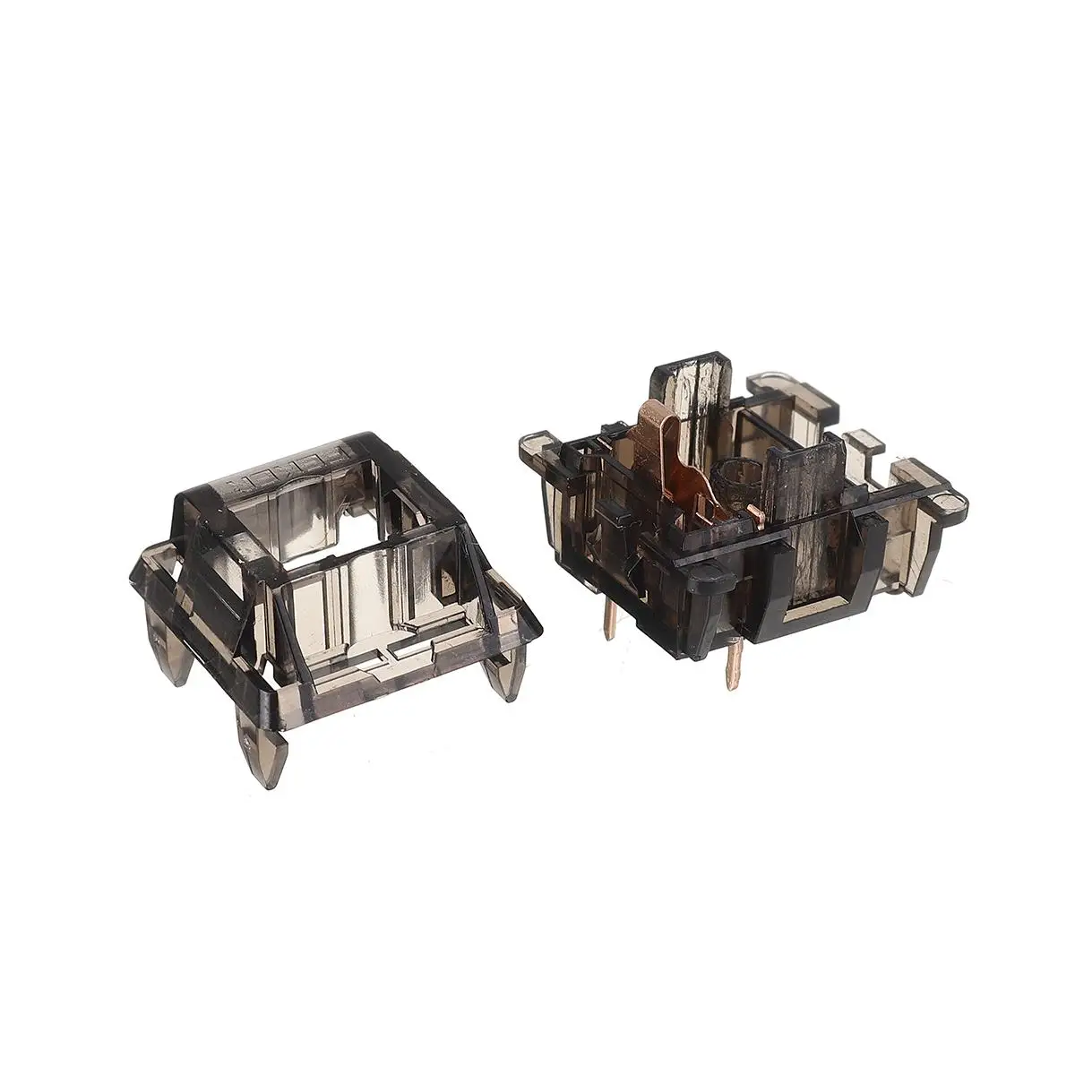 

HOT Feker 110 PCS 3 Pin Smokey Tactile Switches POM Stem Switch for Mechanical Keyboard Switches Customize DIY Gamer