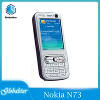 Nokia N73 Refurbished Original Nokia N73 Mobile Cell Phone Unlocked GSM English Arabic Russian Keyboard