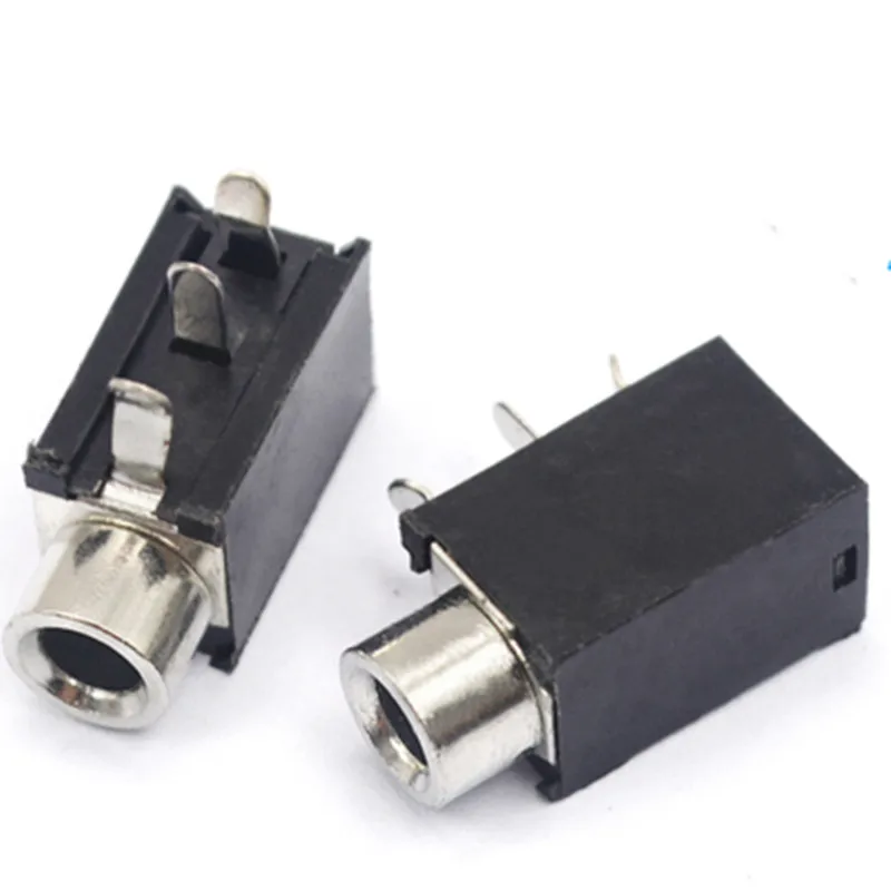 

10pcs 3.5mm Metal Head Headphone Jack Female Audio Jack PJ-316 3 pin DIP-3 PJ316