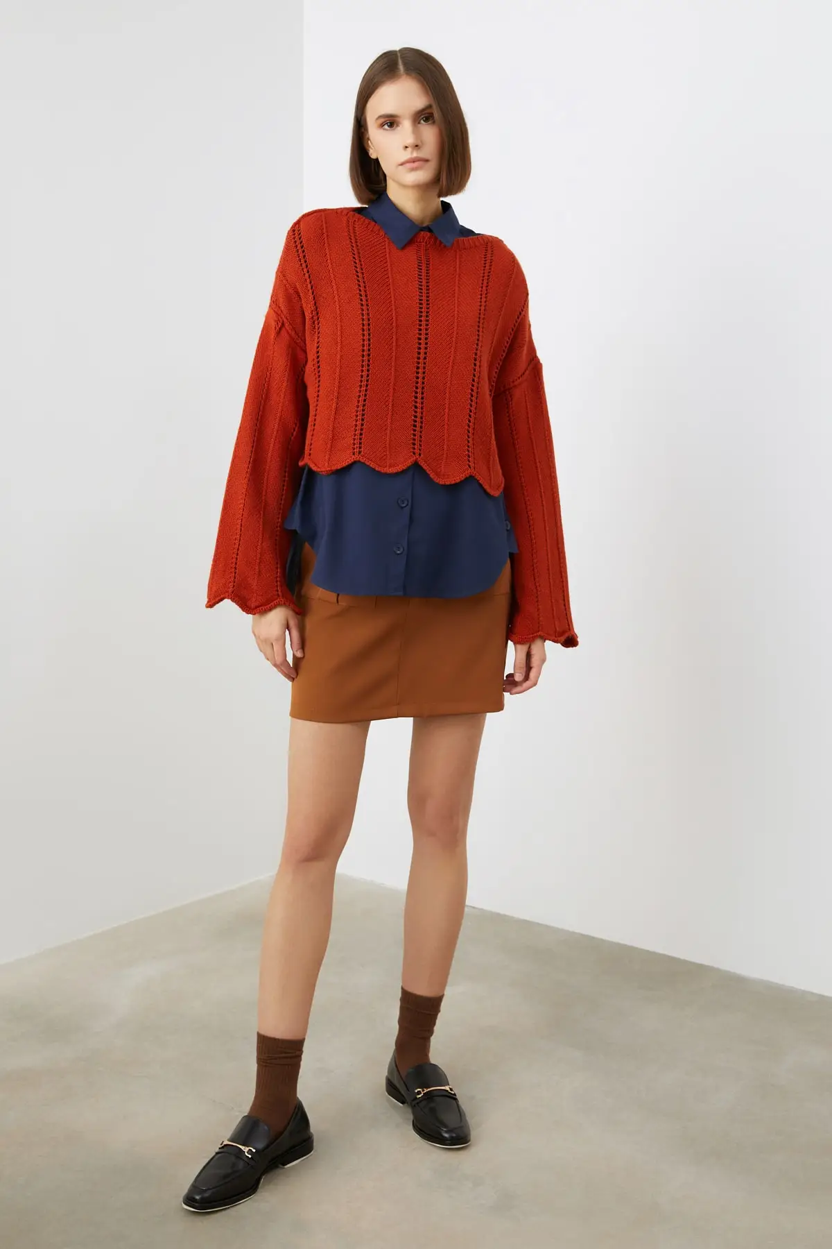 

Trendyol Cellular Knitwear Sweater TWOAW21KZ2914