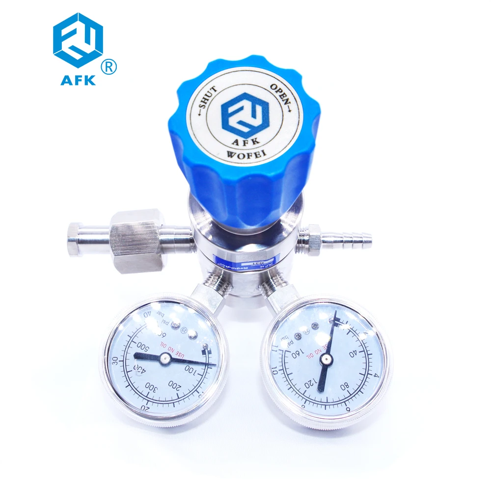 

SS316L High Pressure Dual Stage Oxygen Pressure Regulator