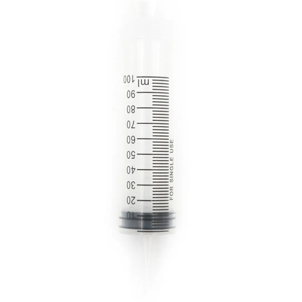 

1PCS 100ml Syringe For Hydroponics Nutrient Sterile Health Measuring Syringe Tool Cat Feeding Acc Reusable Big Large