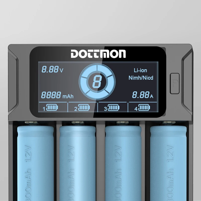 Инструмент запчасти аксессуары 4 слота для смарт ЖК дисплей литий ионный никель
